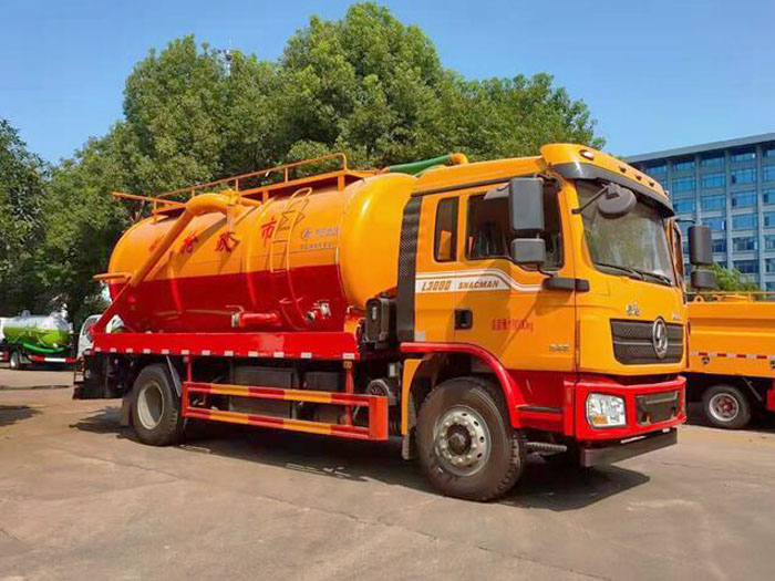 陜汽德龍L3000清洗吸污車